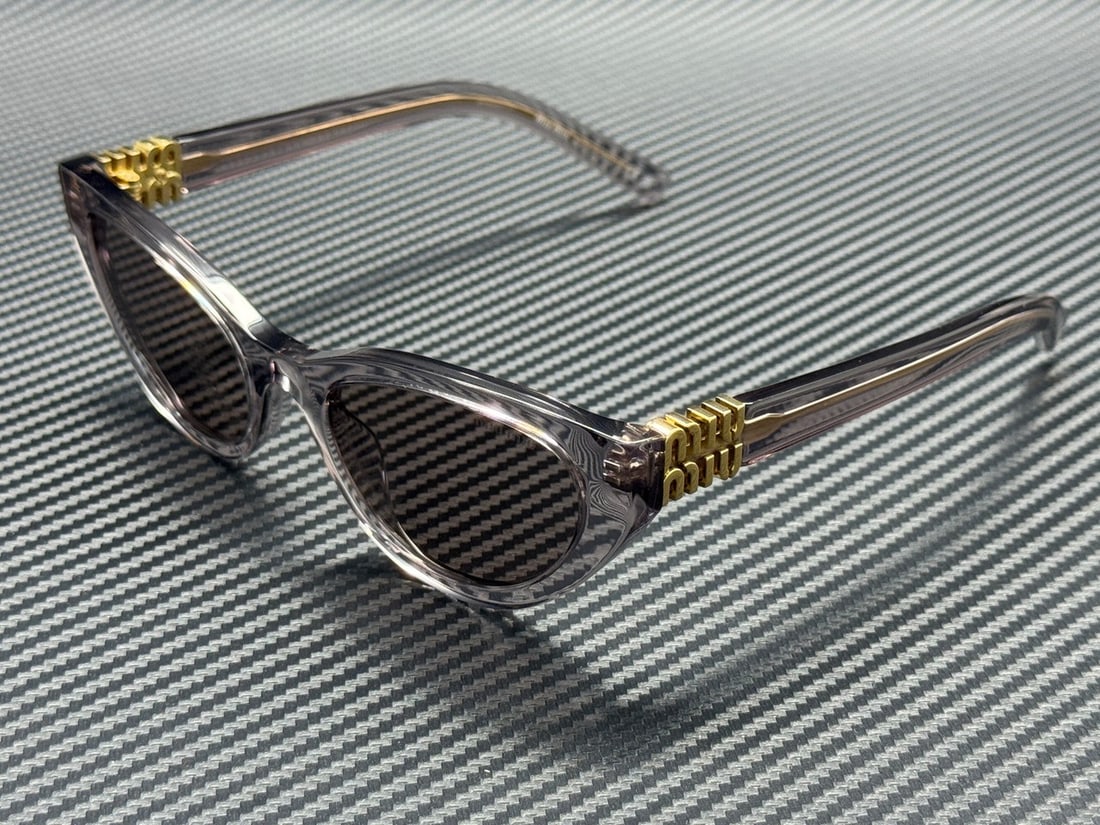 Miu Miu MU A04S 12W20I Mauve Transparent Purple Women's 54mm Sunglasses with Authenticity (1 of 5)