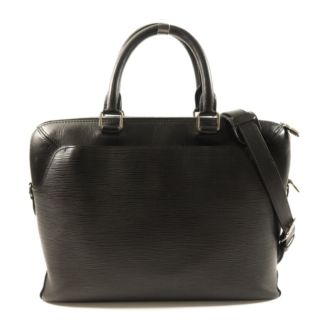 Louis Vuitton Oliver Black Calfskin Briefcase Convertible Shoulder Bag M51689 (1 of 8)