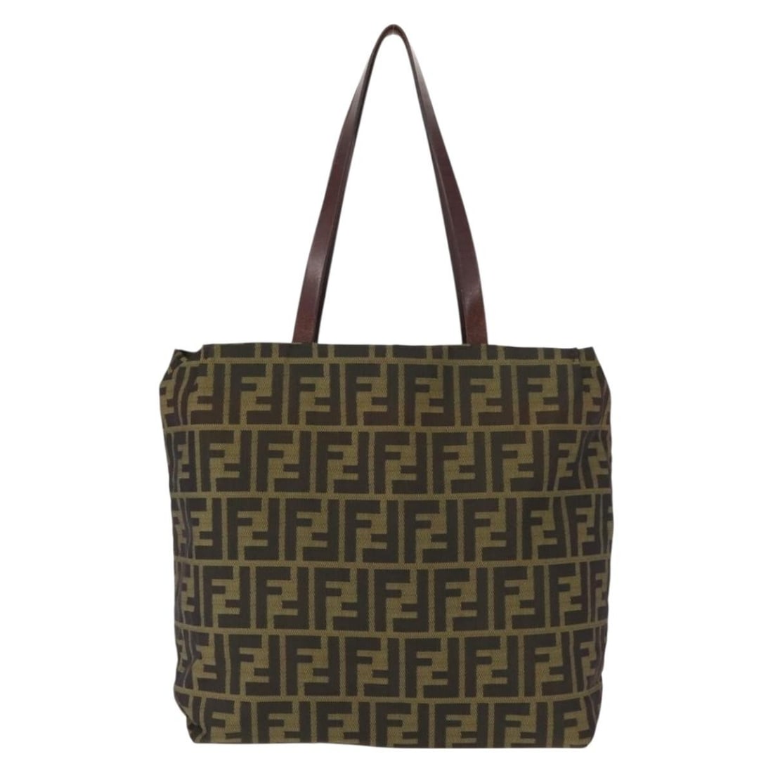 Fendi Zucca Canvas Tote Bag Brown 27cm by 27cm by 11cm (1 of 18)