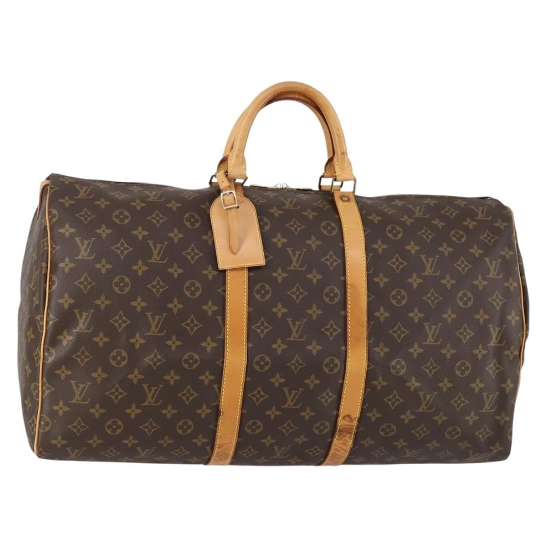 Louis Vuitton Monogram Canvas Keepall 55 Travel Bag Brown (1 of 18)