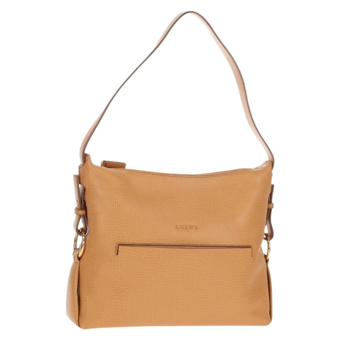 LOEWE Beige Gold Leather Shoulder Bag Auth 149518V Spain: LOEWE Beige Gold Leather Shoulder Bag Auth 149518V Spain Embrace luxury and sophistication with this authentic LOEWE Shoulder Bag, crafted from high-quality leather in a beautiful beige and gold color