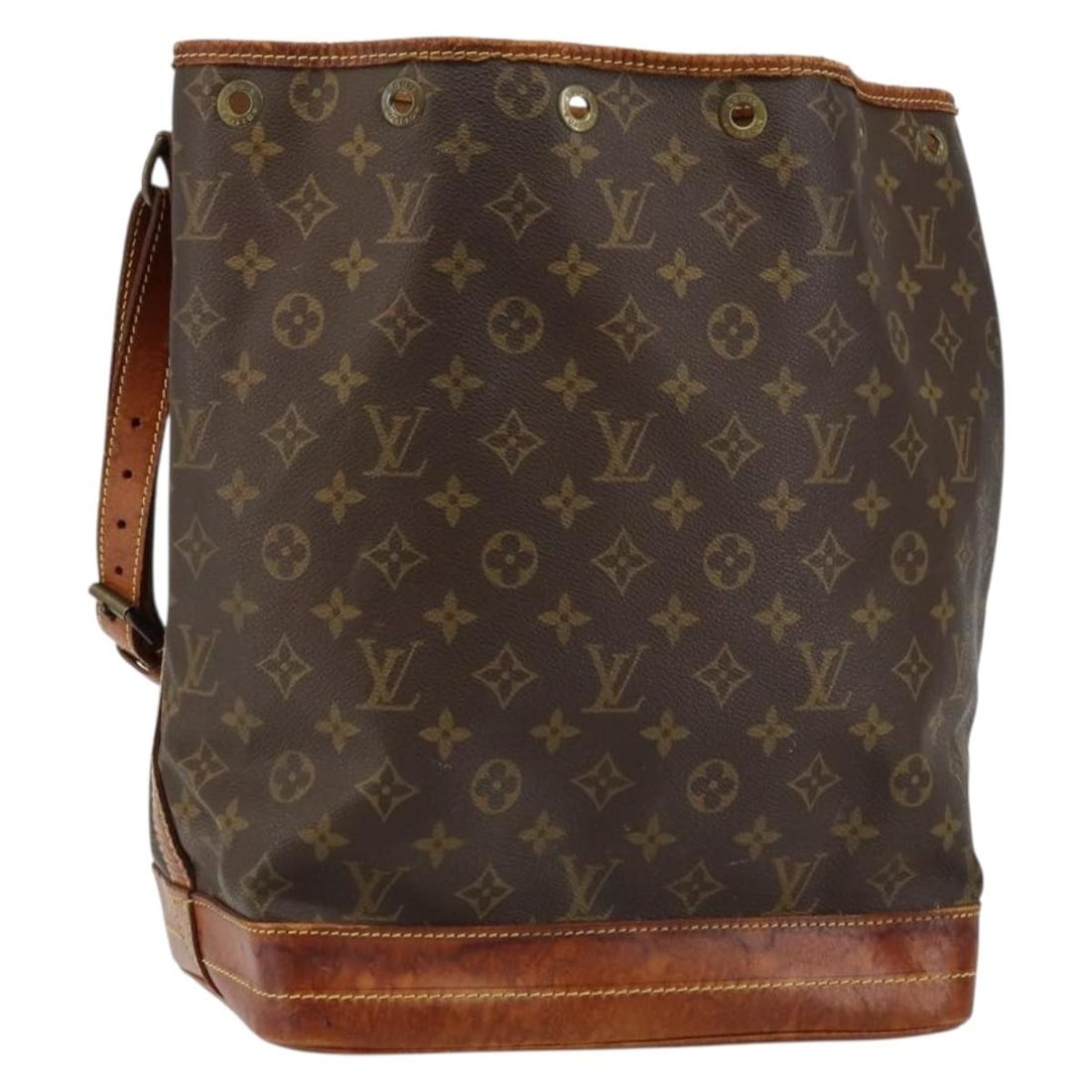 LOUIS VUITTON Monogram Noe Shoulder Bag M42224 Auth France (1 of 18)