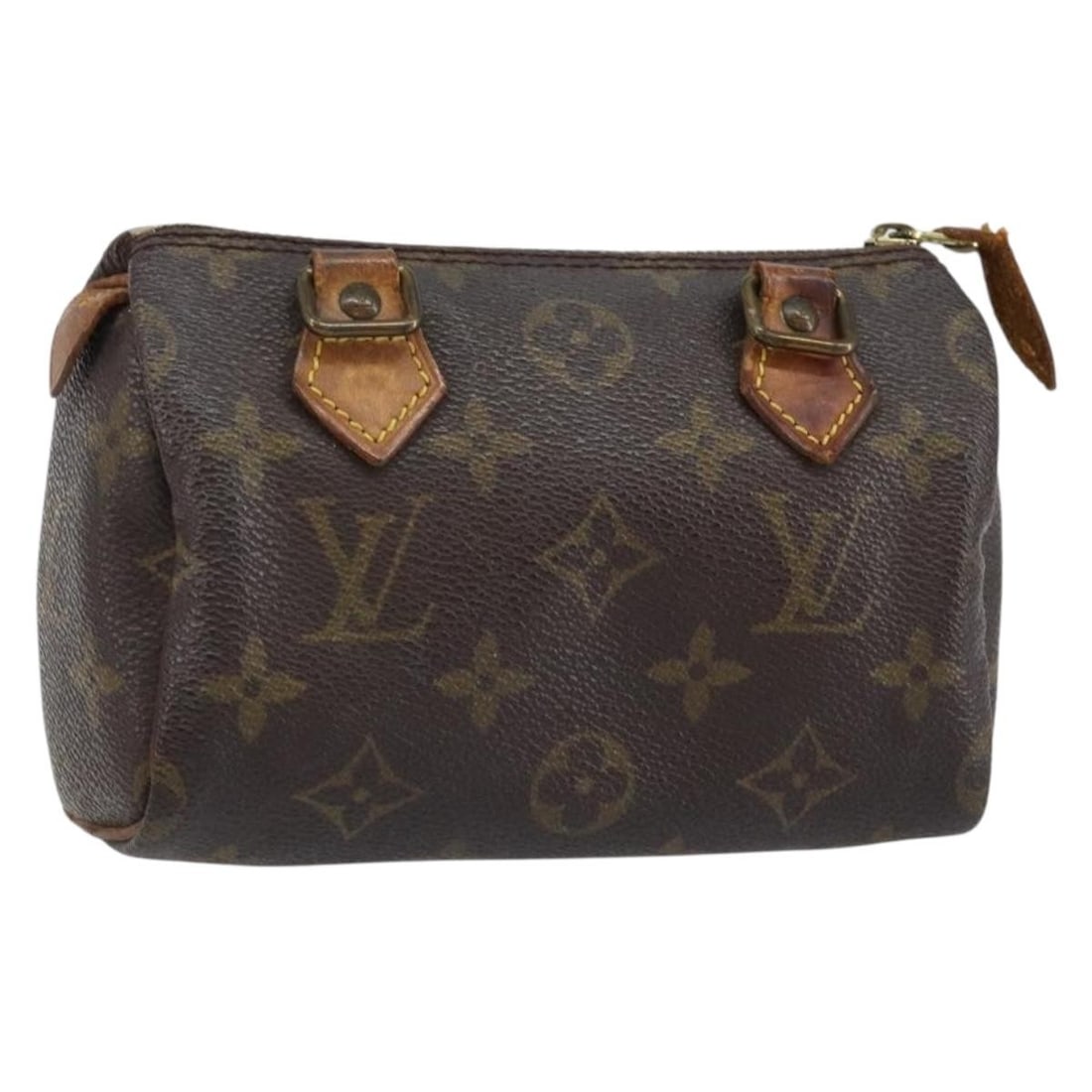 LOUIS VUITTON Monogram Mini Speedy Hand Bag M41534 Authentic France (1 of 18)
