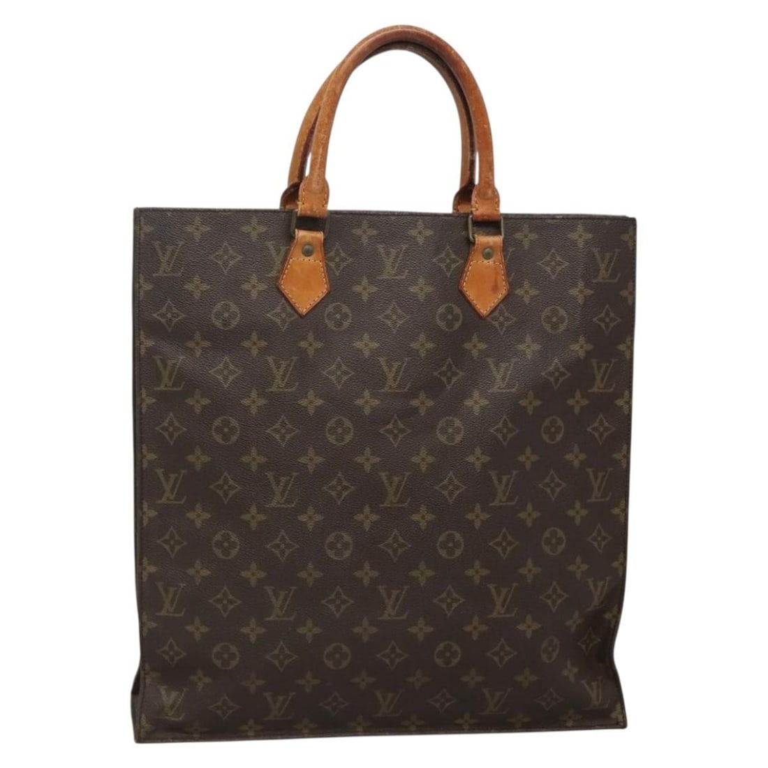 Louis Vuitton Monogram Sac Plat Hand Bag M51140 Authentic France: Louis Vuitton Monogram Sac Plat Hand Bag M51140 Authentic France This LOUIS VUITTON Monogram Sac Plat Hand Bag (Model M51140) exemplifies timeless elegance and practicality. Crafted in France from dur