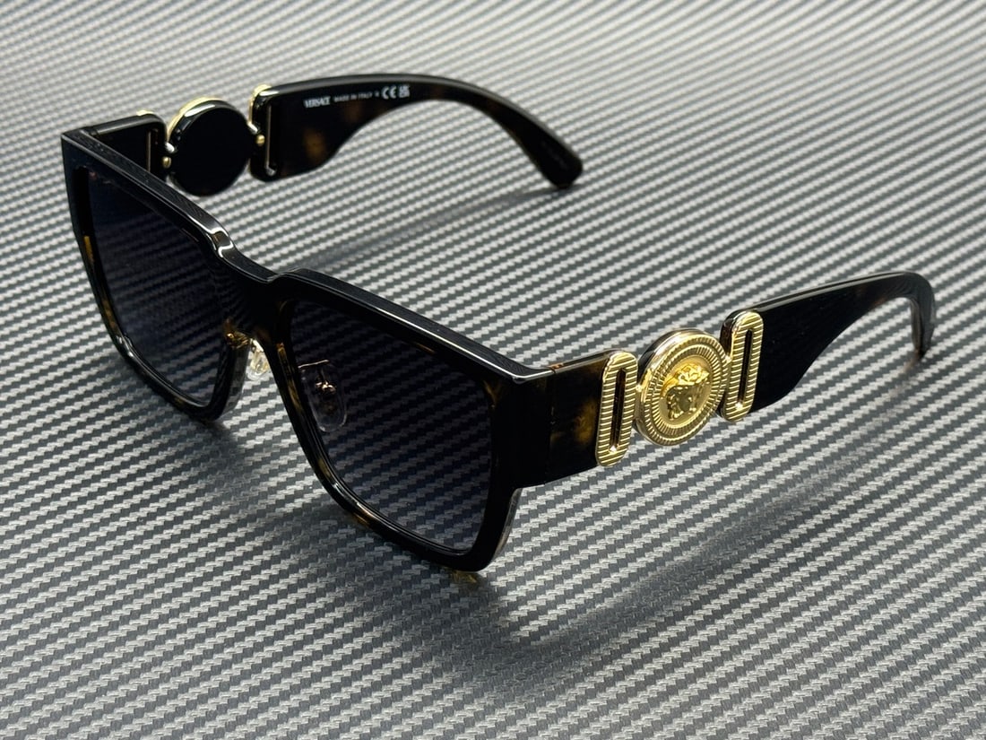 Versace VE4483D Havana Frame Grey Gradient 57mm Men's Sunglasses (1 of 5)