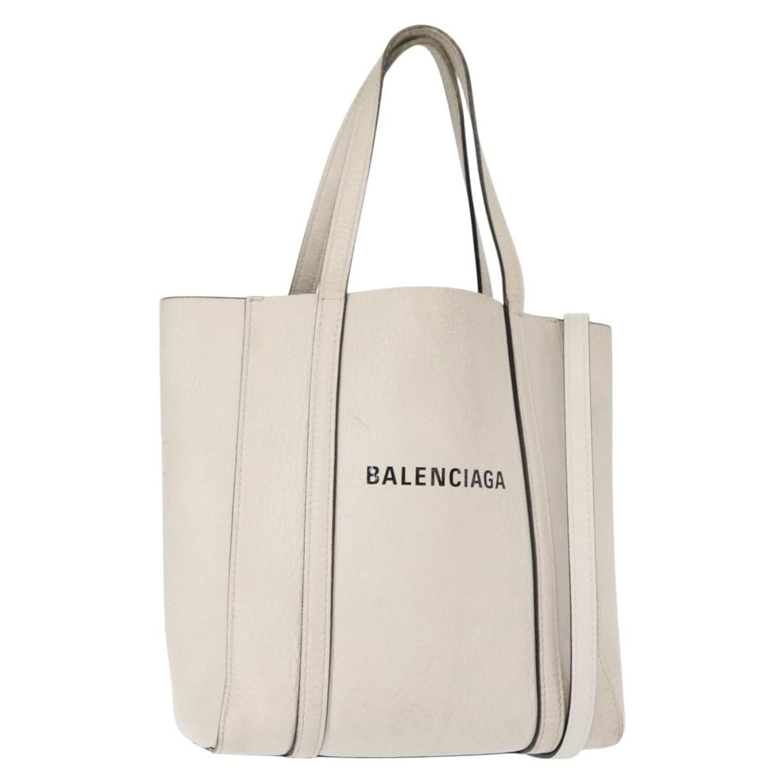 BALENCIAGA Everyday Tote XXS Leather Bag White Silver 551815 Auth: BALENCIAGA Everyday Tote XXS Leather Bag White Silver 551815 Auth The BALENCIAGA Everyday Tote XXS Bag is a stylish and functional accessory crafted from high-quality leather. This tote features a chi
