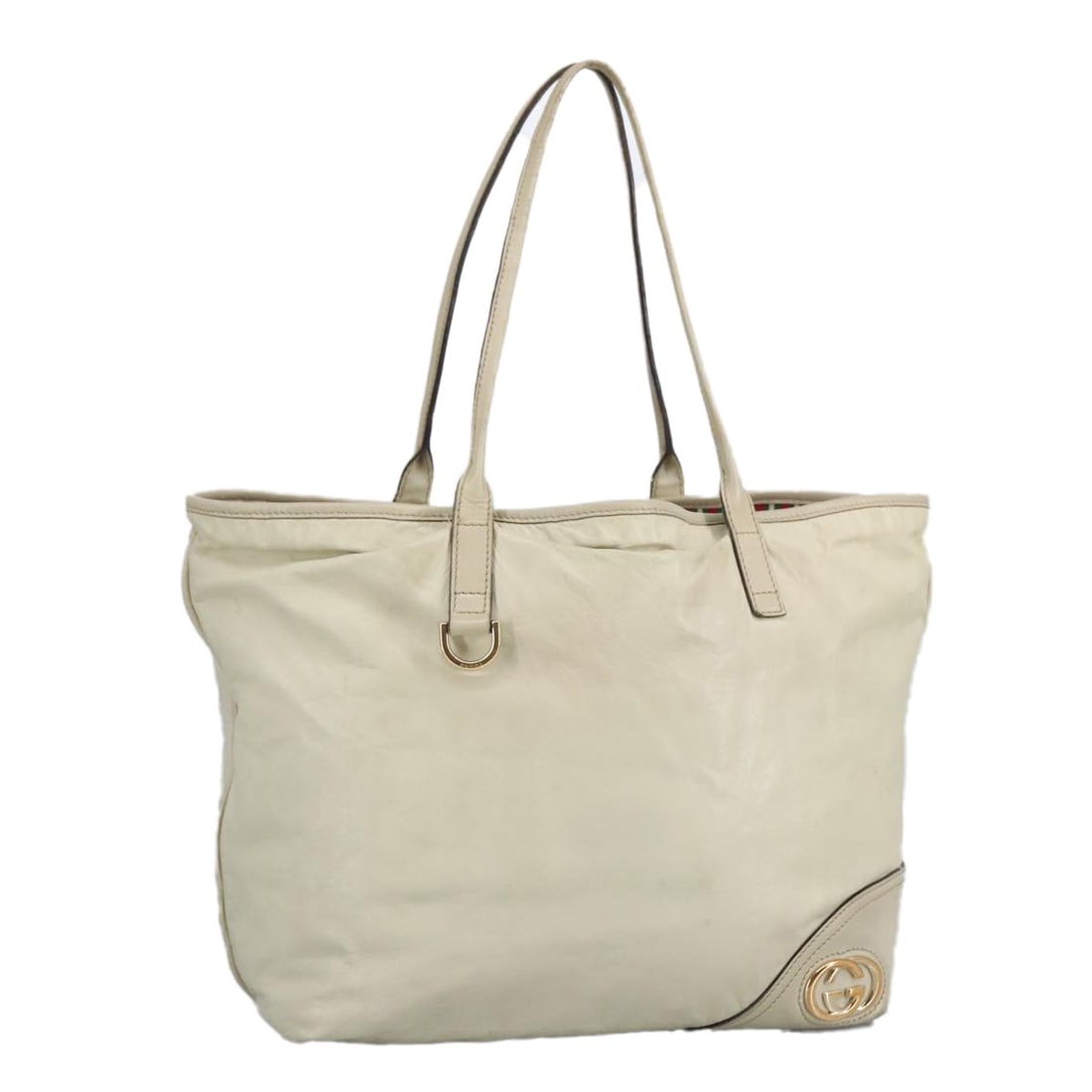 Gucci 169945 Beige Leather Tote Gold Accents Italy: Gucci 169945 Beige Leather Tote Gold Accents Italy This GUCCI tote bag is crafted from beige and gold leather and features a spacious design suitable for daily use. It is from the 169945 product line