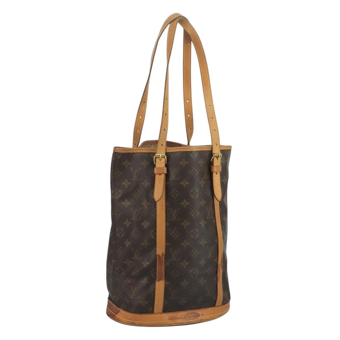 Louis Vuitton Bucket GM Monogram Canvas Shoulder Bag M42236 France: Louis Vuitton Bucket GM Monogram Canvas Shoulder Bag M42236 France This Louis Vuitton Monogram Bucket GM Shoulder Bag, model M42236, is crafted from the iconic Monogram Canvas and designed for women.