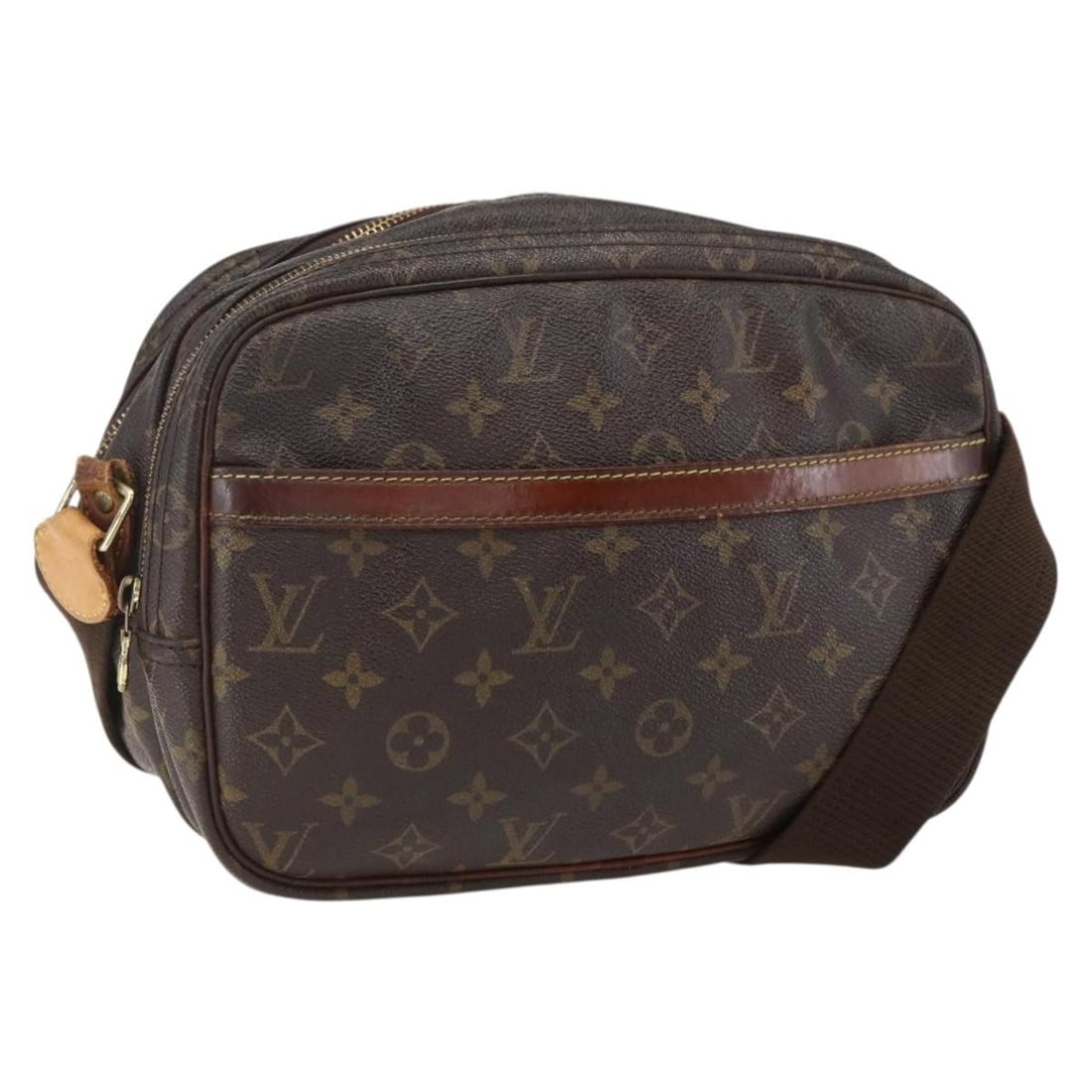 Louis Vuitton Reporter PM Monogram Canvas Shoulder Bag M45254 France: Louis Vuitton Reporter PM Monogram Canvas Shoulder Bag M45254 France This is a Louis Vuitton Monogram Reporter PM Shoulder Bag crafted in signature Monogram Canvas. The bag features an adjustable shou