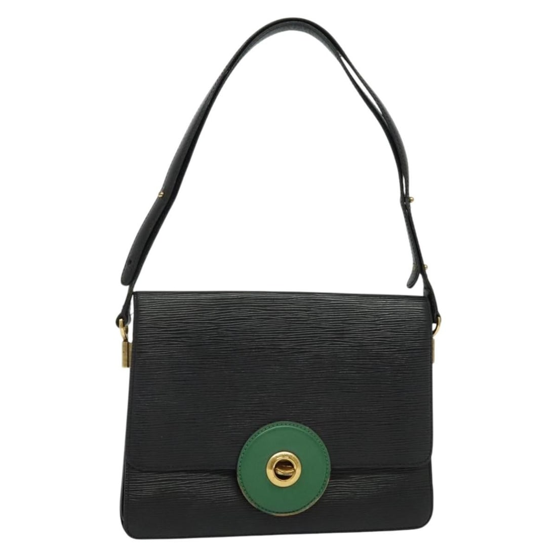 Authentic Louis Vuitton Epi Free Run Shoulder Bag Green Black M52414 (1 of 18)