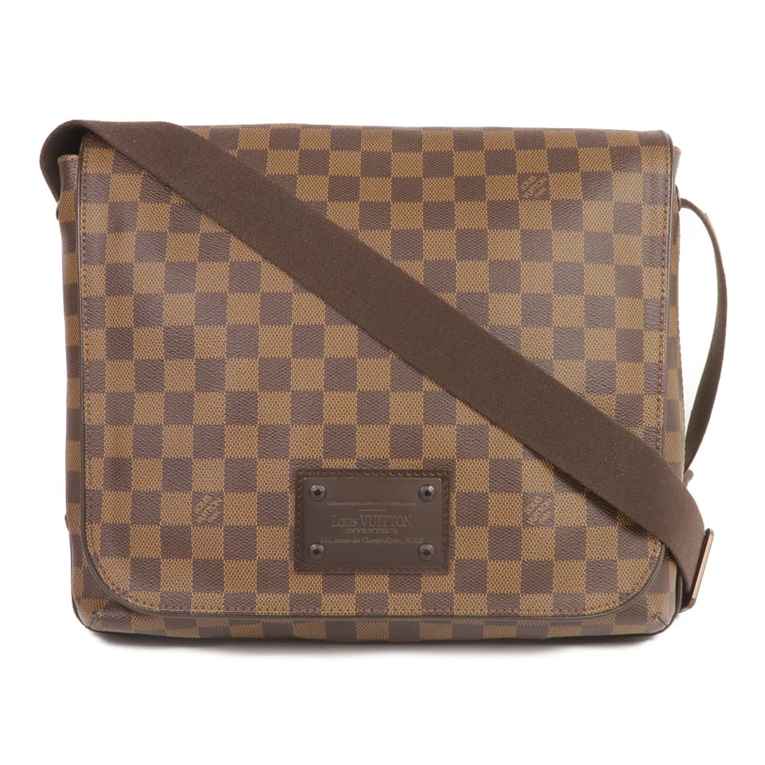 LOUIS VUITTON Brooklyn MM Brown Damier Shoulder Bag N51211 (1 of 15)