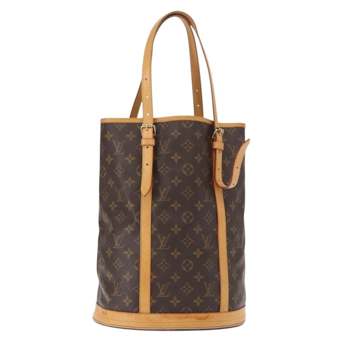 LOUIS VUITTON Monogram Bucket GM Shoulder Bag M42236 Auth France: LOUIS VUITTON Monogram Bucket GM Shoulder Bag M42236 Auth France This authentic Louis Vuitton Monogram Bucket GM Shoulder Bag (M42236) is a stylish and functional accessory, crafted from durable Monog