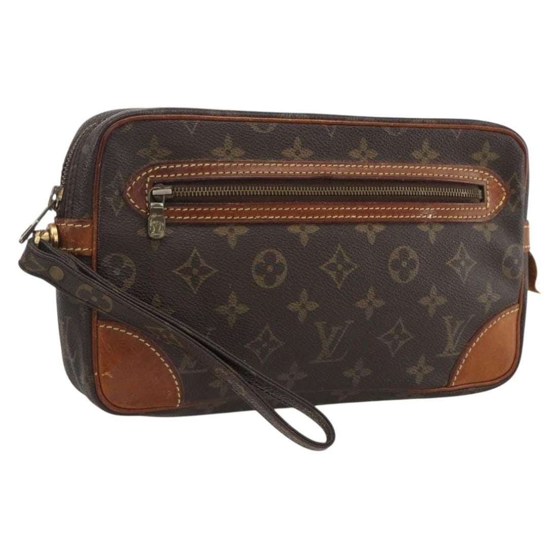 Louis Vuitton Marly Dragonne GM Monogram Canvas Clutch Bag M51825: Louis Vuitton Marly Dragonne GM Monogram Canvas Clutch Bag M51825 This Louis Vuitton Monogram Marly Dragonne GM Clutch Bag is crafted from signature monogram canvas and designed for women. The bag fea