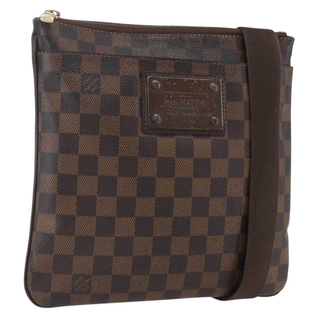 Louis Vuitton Shoulder Bag Damier Ebene Canvas N41100 Pochette Platt Brooklyn (1 of 18)