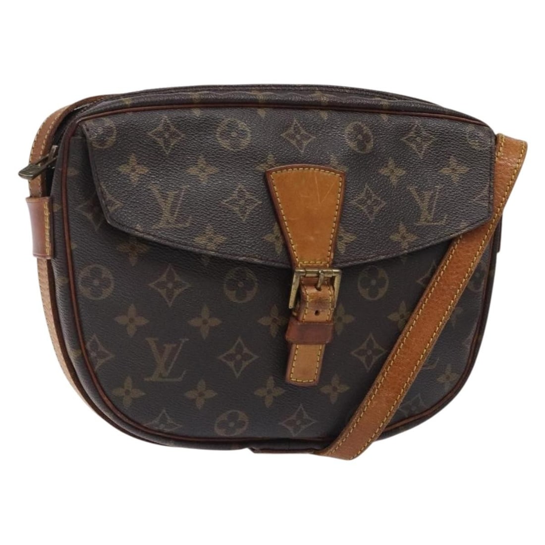 LOUIS VUITTON Monogram Jeune Fille MM Shoulder Bag M51226 Auth France (1 of 18)
