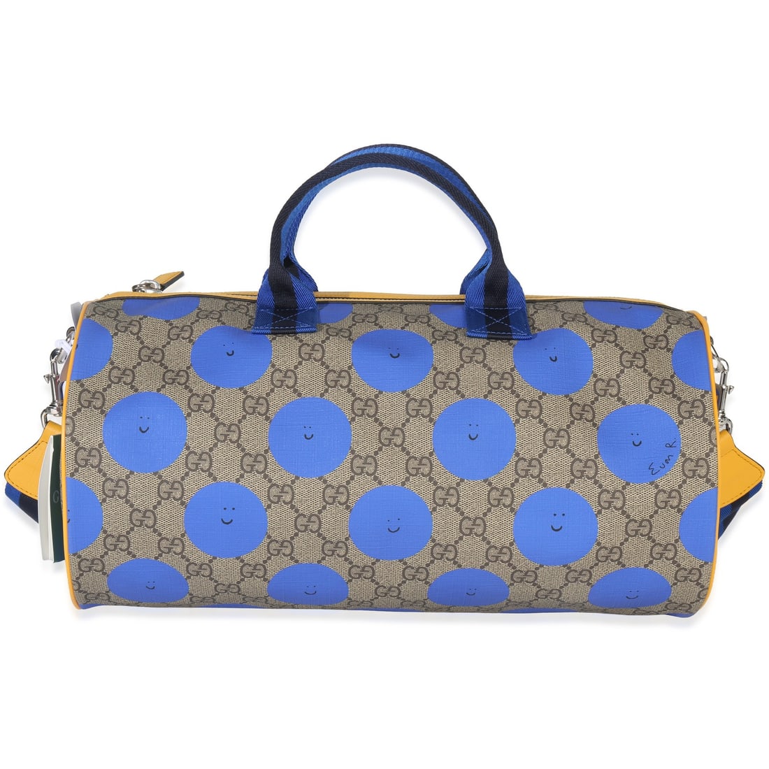 Euan Roberts Blue Dot Canvas Weekender Bag with Removable Straps (1 of 8)