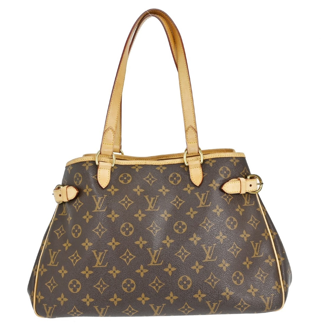 Louis Vuitton Batignolles Brown Monogram Canvas Shoulder Bag (1 of 10)