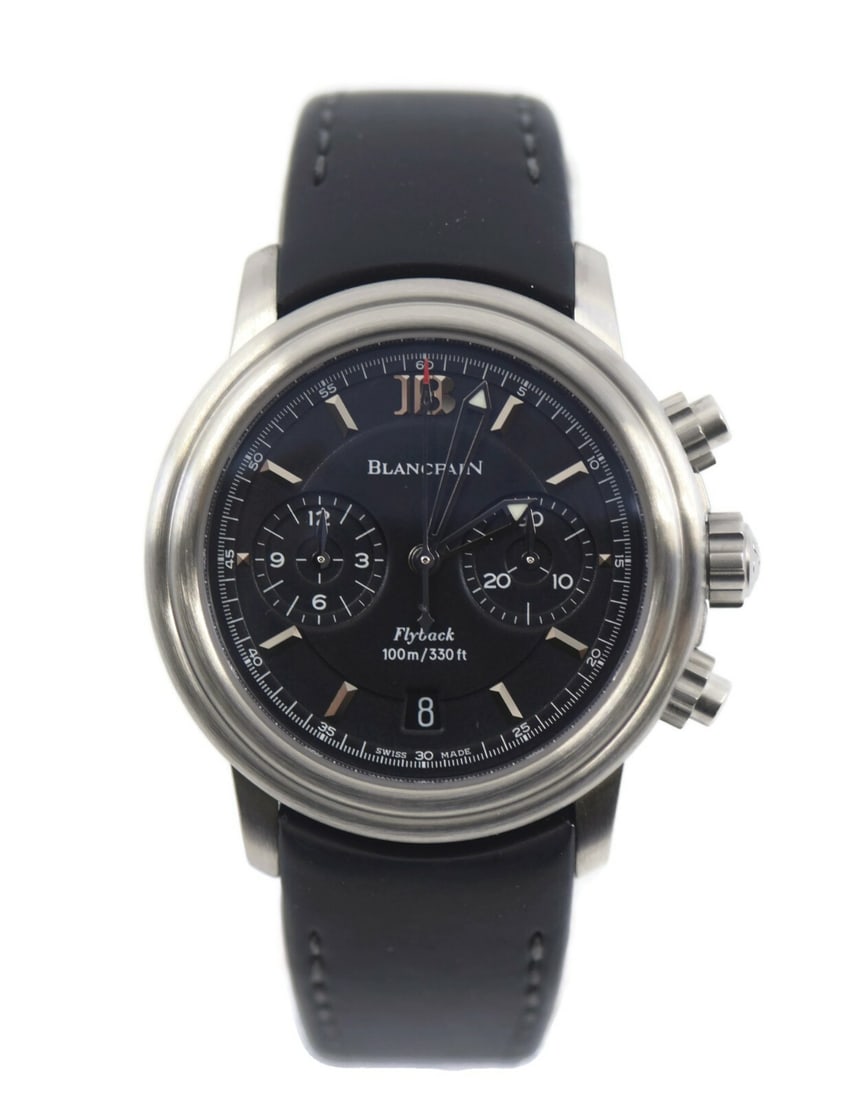 Blancpain Leman Flyback Chronograph Stainless Steel 2182F with Box and Papers (1 of 4)