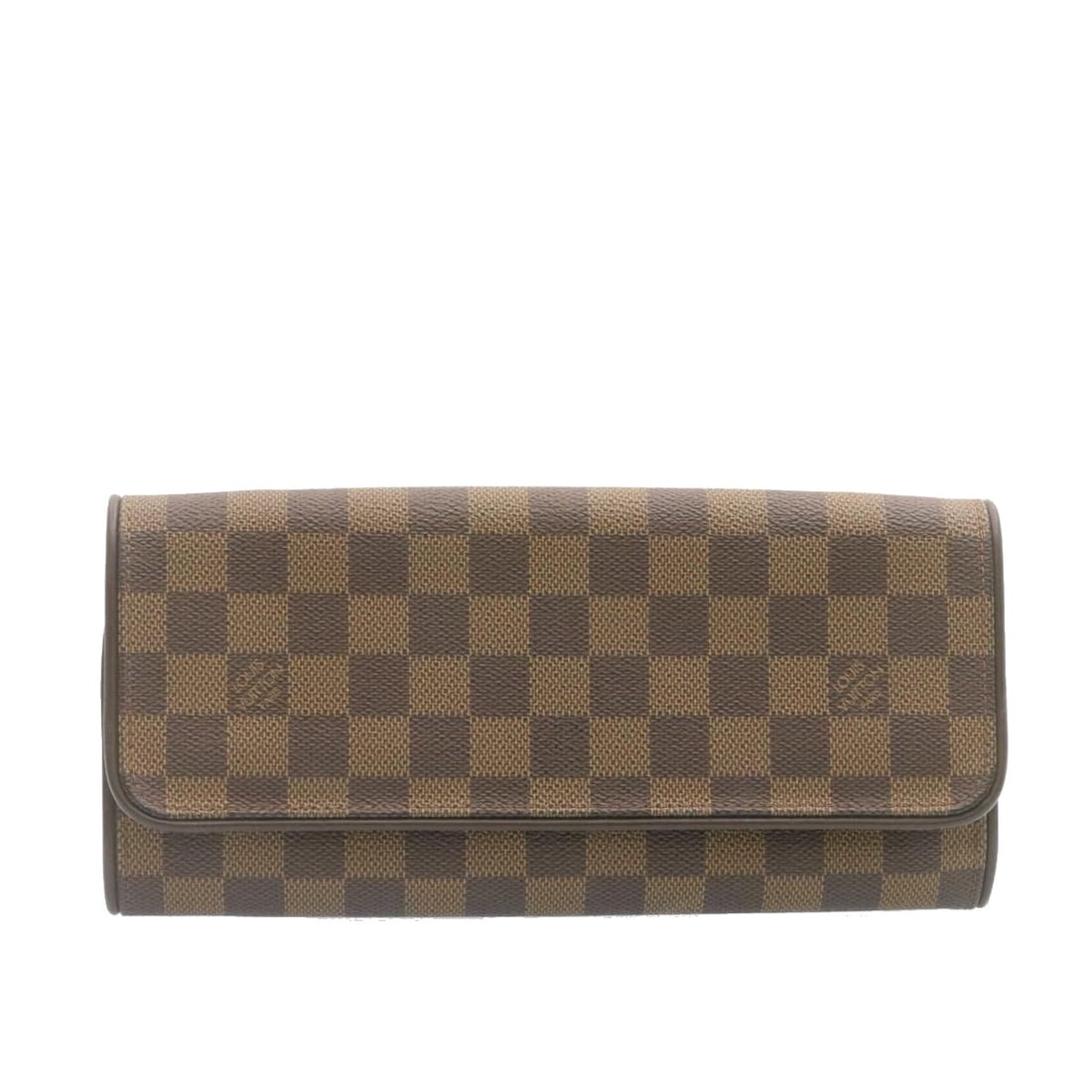 Louis Vuitton Damier Canvas Twin Shoulder Bag Brown France: Louis Vuitton Damier Canvas Twin Shoulder Bag Brown France The Louis Vuitton Twin Handbag in Damier canvas features a classic brown colorway and a sleek, compact silhouette. Designed for women, this h