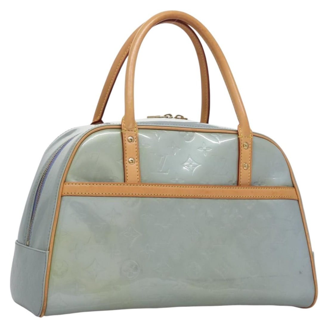 Louis Vuitton Tompkins Square Vernis Lavender Patent Leather Women's Handbag M91103: Louis Vuitton Tompkins Square Vernis Lavender Patent Leather Women's Handbag M91103 This Louis Vuitton Vernis Tompkins Square handbag in Lavande features a patent leather exterior and is designed for