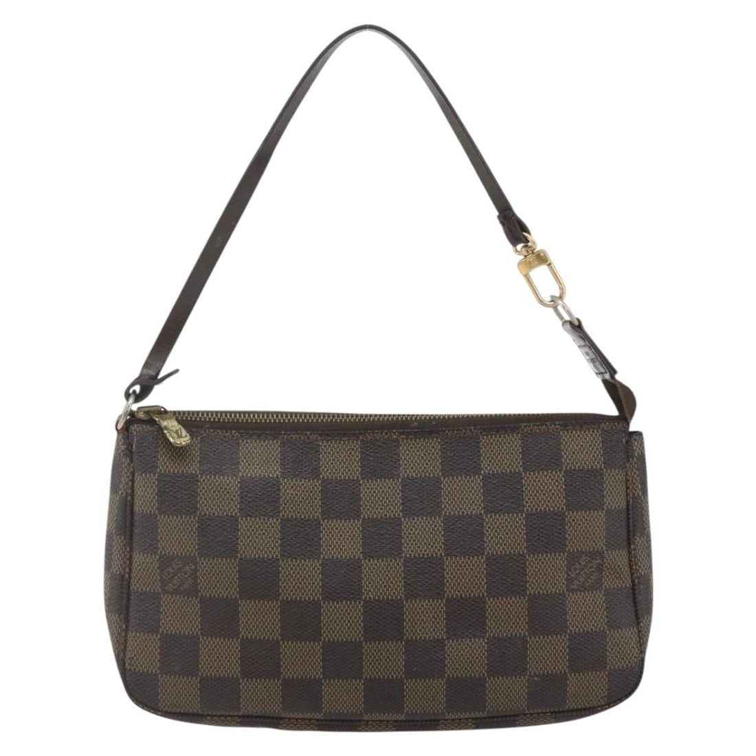 Louis Vuitton Monogram Canvas Pochette Accessoires NM Brown 21cm x 13cm x 3cm: Louis Vuitton Monogram Canvas Pochette Accessoires NM Brown 21cm x 13cm x 3cm This Louis Vuitton Pochette Accessoires NM is crafted from brown monogram canvas designed for female use. The compact acce
