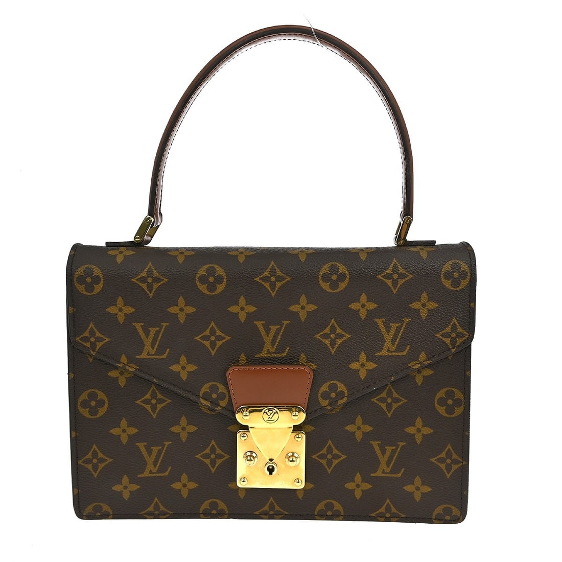 Louis Vuitton Concorde Monogram Canvas Brown Top Handle Handbag (1 of 13)
