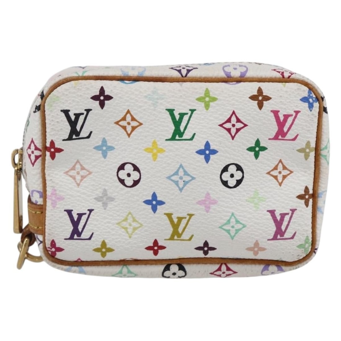 Louis Vuitton Multicolor Monogram Wapity Canvas Pouch: Louis Vuitton Multicolor Monogram Wapity Canvas Pouch This Louis Vuitton Wapity Trousse Pouch features the iconic Monogram Multicolor canvas, designed for women. The pouch exhibits slight rubbing, sun