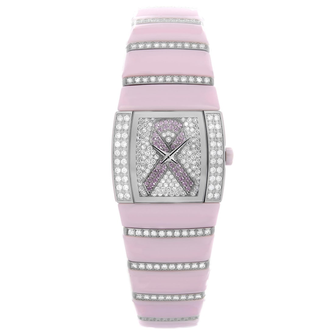 Rado Sintra Jubile Limited Edition Pink Ceramic Diamond Watch R13652942: Rado Sintra Jubile Limited Edition Pink Ceramic Diamond Watch R13652942 The Rado Sintra Jubile Limited Edition Pink Ceramic Diamonds Ladies Watch R13652942 is a stunning timepiece that combines luxury
