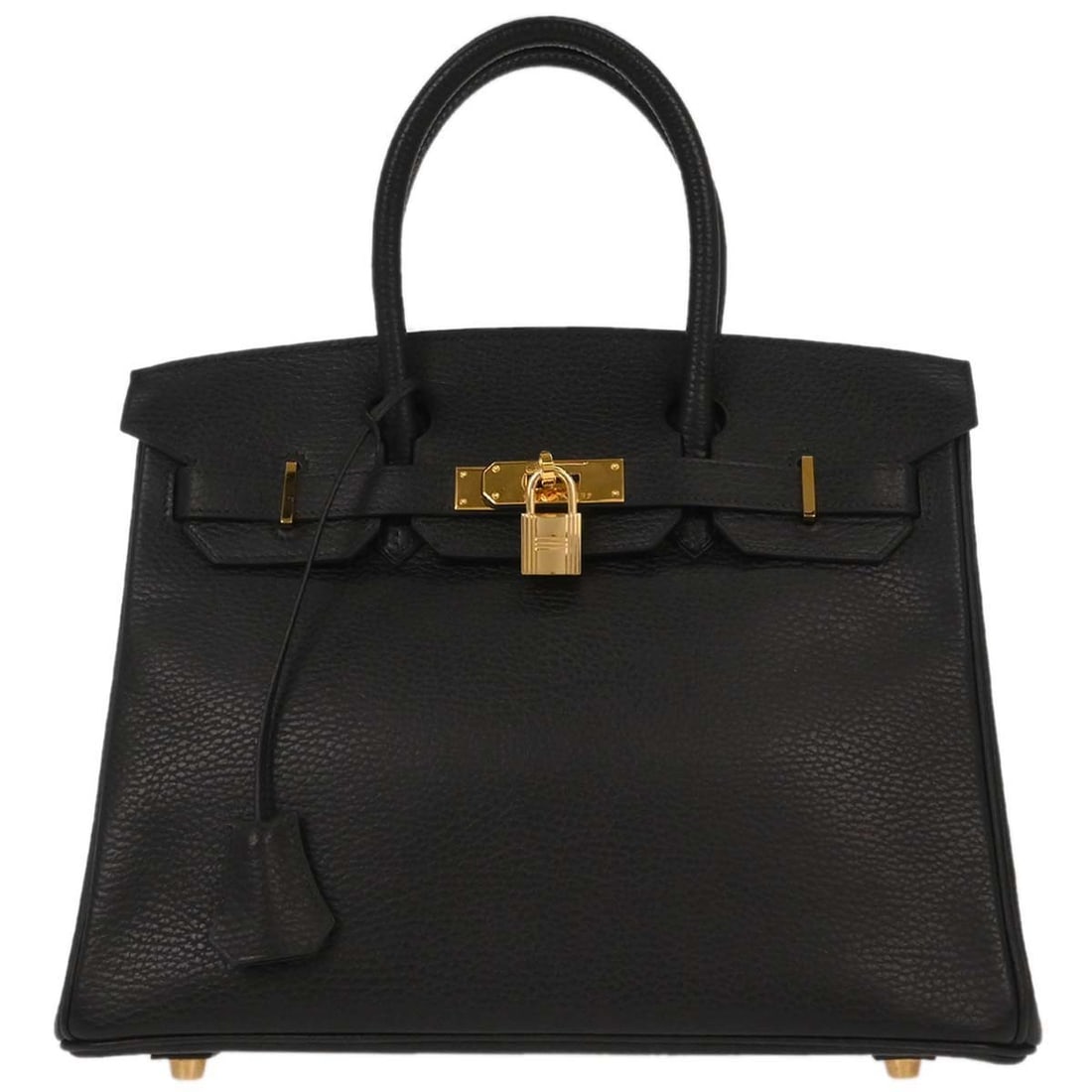 Black Ardennes Leather Birkin 30 Top Handle Bag by Hermes (1 of 17)
