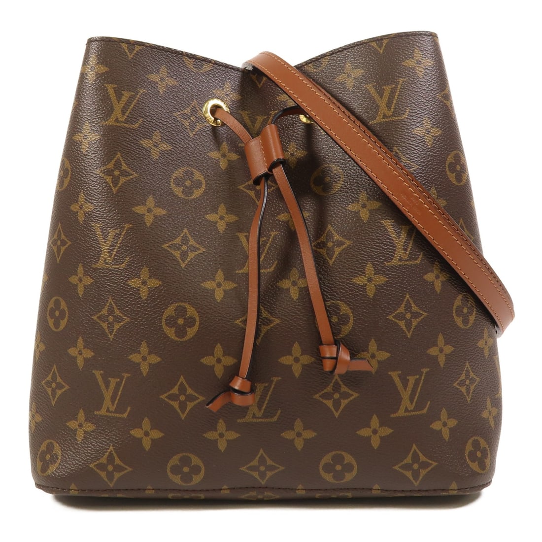 Louis Vuitton NeoNoe MM Brown Monogram Bucket Tote Bag GHW: Louis Vuitton NeoNoe MM Brown Monogram Bucket Tote Bag GHW Introducing the Louis Vuitton NeoNoe MM Shoulder Bag, a stylish and versatile 2-way shoulder bag designed for both function and fashion. Craf