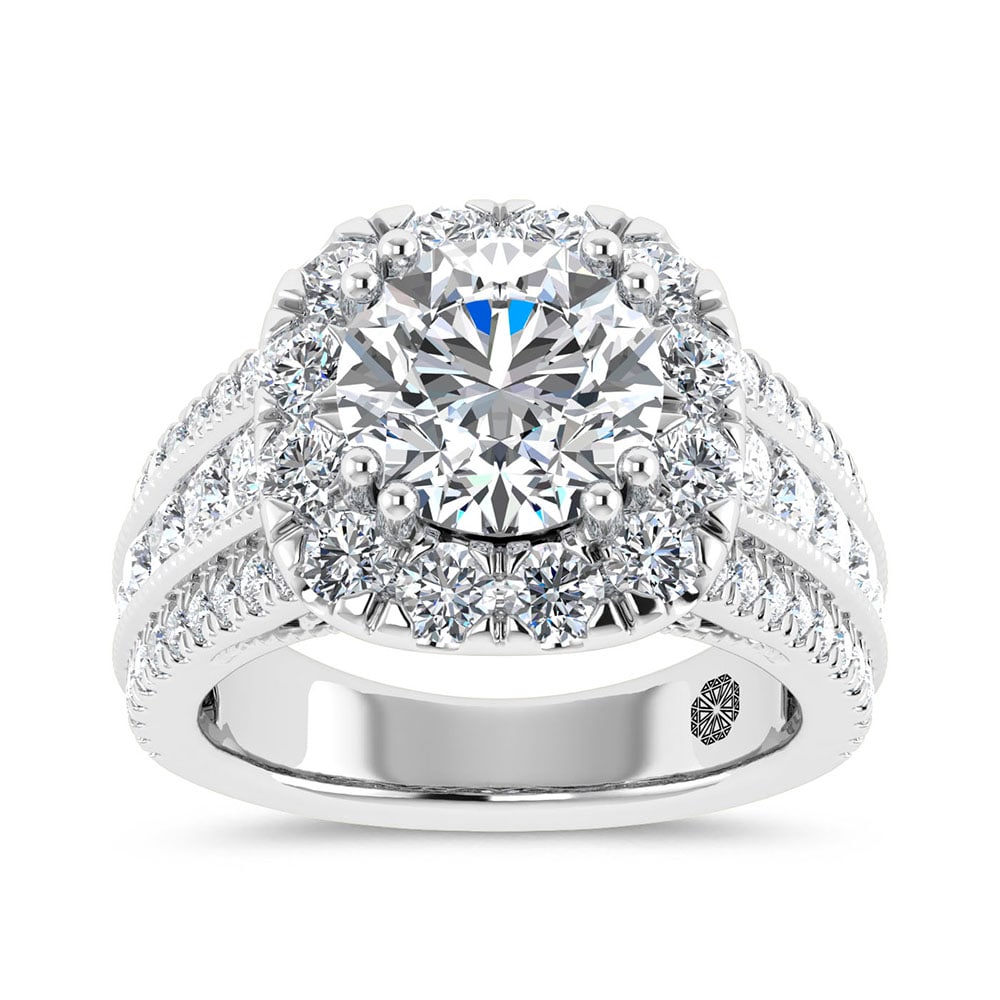 14K White Gold Lab Grown Diamond 5 1/10 Ct.Tw. Engagement Ring: 14K White Gold Lab Grown Diamond 5 1/10 Ct.Tw. Engagement Ring 14k White Gold Stone Color: D-f Stone Clarity: Vs Each ring is presented in standard size 6.5. Complimentary resizing is available betwee