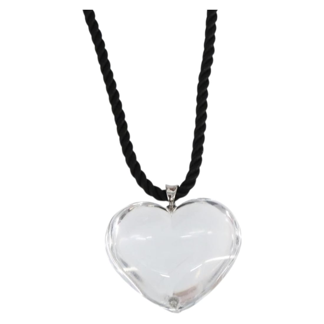Baccarat Clear Glass Heart Necklace 42cm with Box (1 of 13)