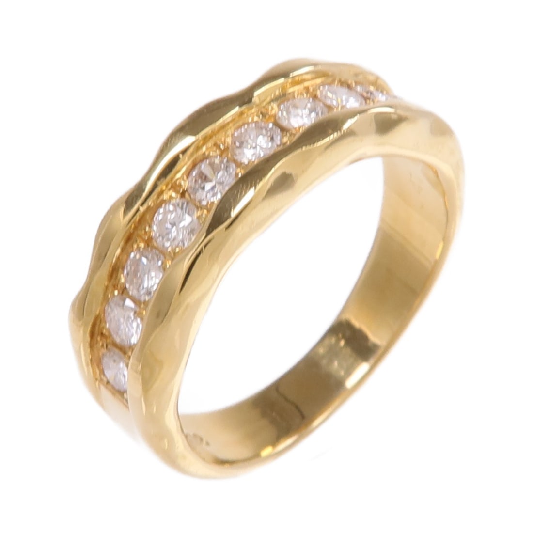 Diamond Ring in 18K Yellow Gold Size 6.25 (1 of 8)