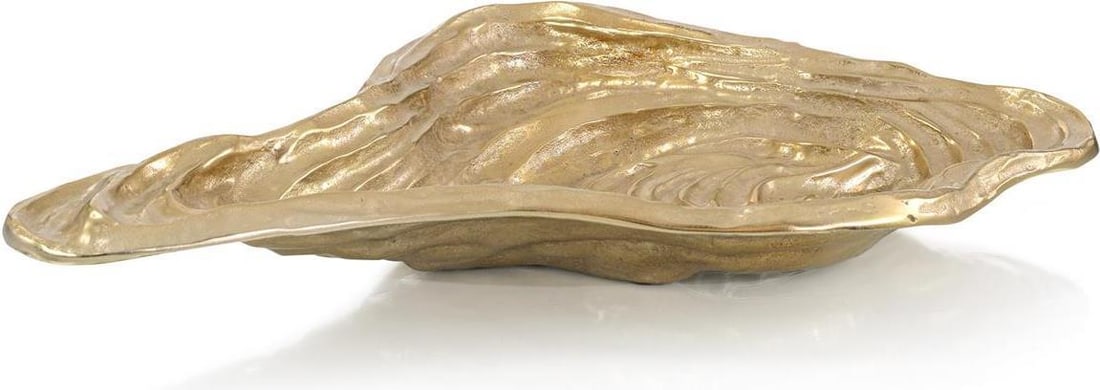 John-Richard Luxurious Gold Terraced Tray 25.75 x 14 Inches: John-Richard Luxurious Gold Terraced Tray 25.75 x 14 Inches Elevate your decor with this Luxurious Gold Terraced Tray by John-Richard, designed in an antique or vintage style. This stunning tray featu