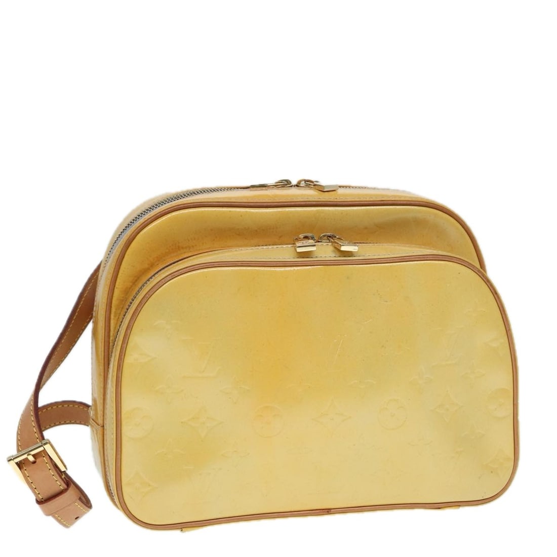 Louis Vuitton Marley Backpack Monogram Vernis Patent Leather Gris M91038 (1 of 18)