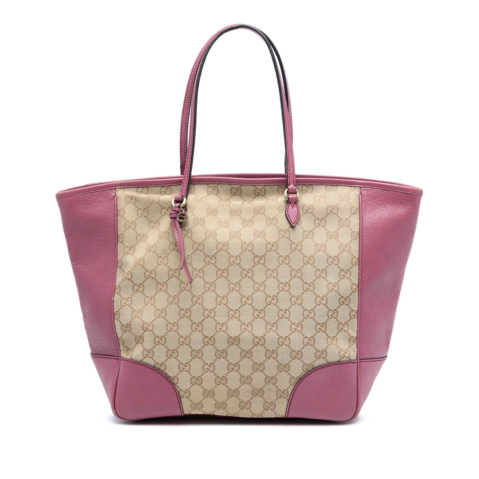 Gucci Bree Tote Bag in GG Canvas with Leather Trim (1 of 7)