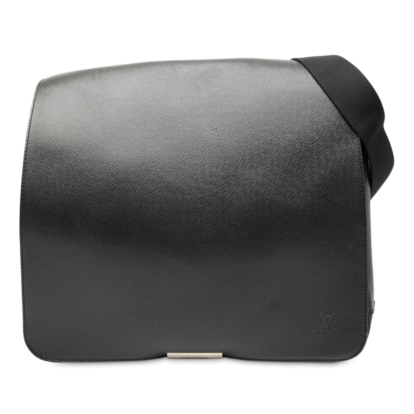 Louis Vuitton Taiga Viktor Black Leather Bag with Adjustable Strap (1 of 10)