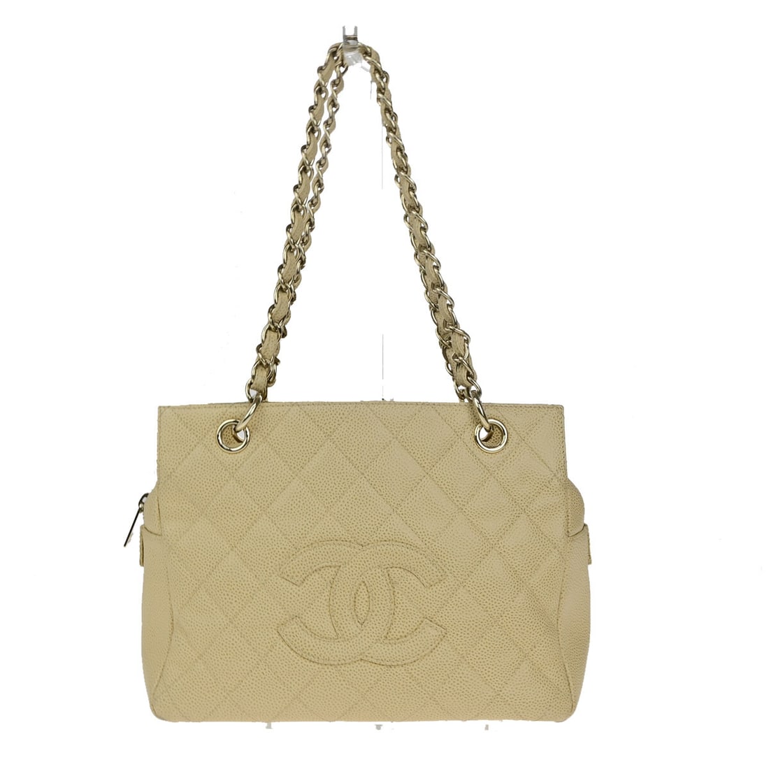 Beige Calfskin Petite Timeless Tote by Chanel 25cm (1 of 18)