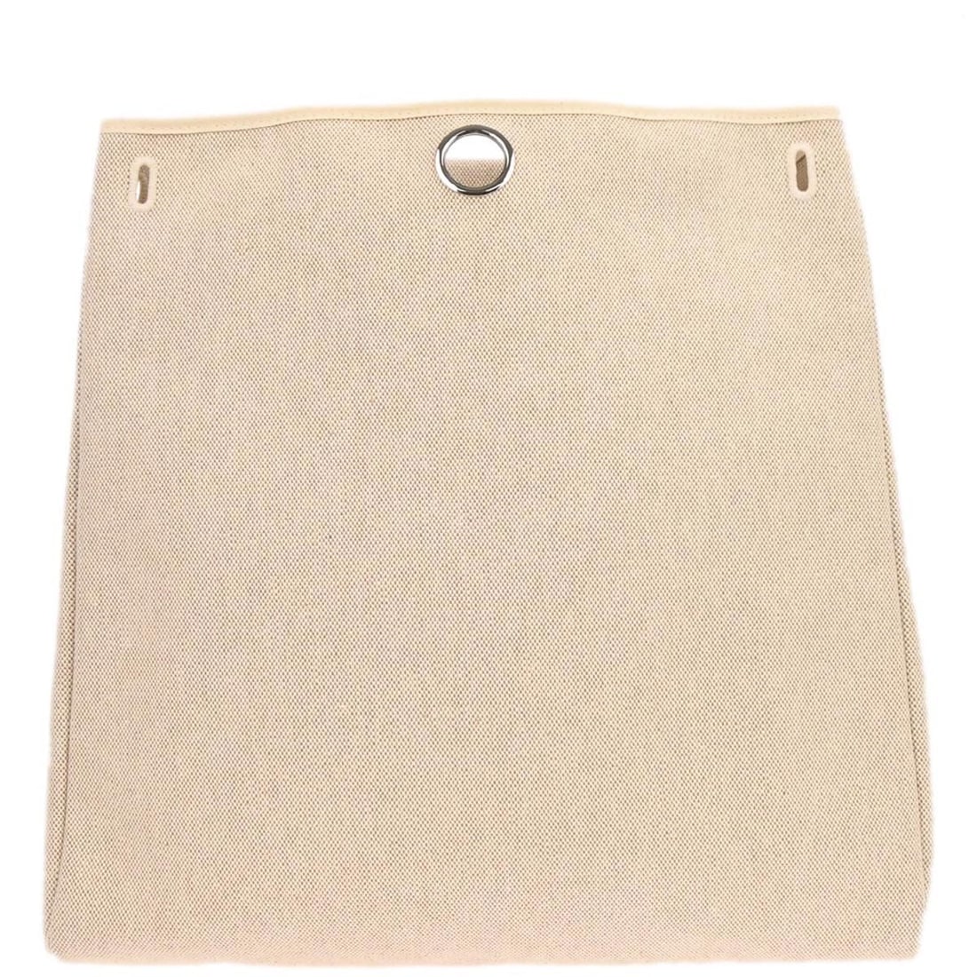 Hermes Herbag MM Beige Toile H Canvas Medium Spare Handbag (1 of 10)