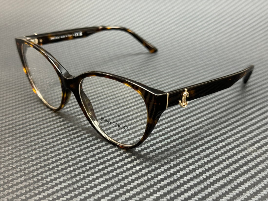 Jimmy Choo JC3009 5002 Brown Havana Women's Eyeglasses with Authenticity Certificate: Jimmy Choo JC3009 5002 Brown Havana Women's Eyeglasses with Authenticity Certificate Introducing Jimmy Choo JC3009 5002 Brown Havana Women's Eyeglasses, a perfect blend of style and sophistication. Th