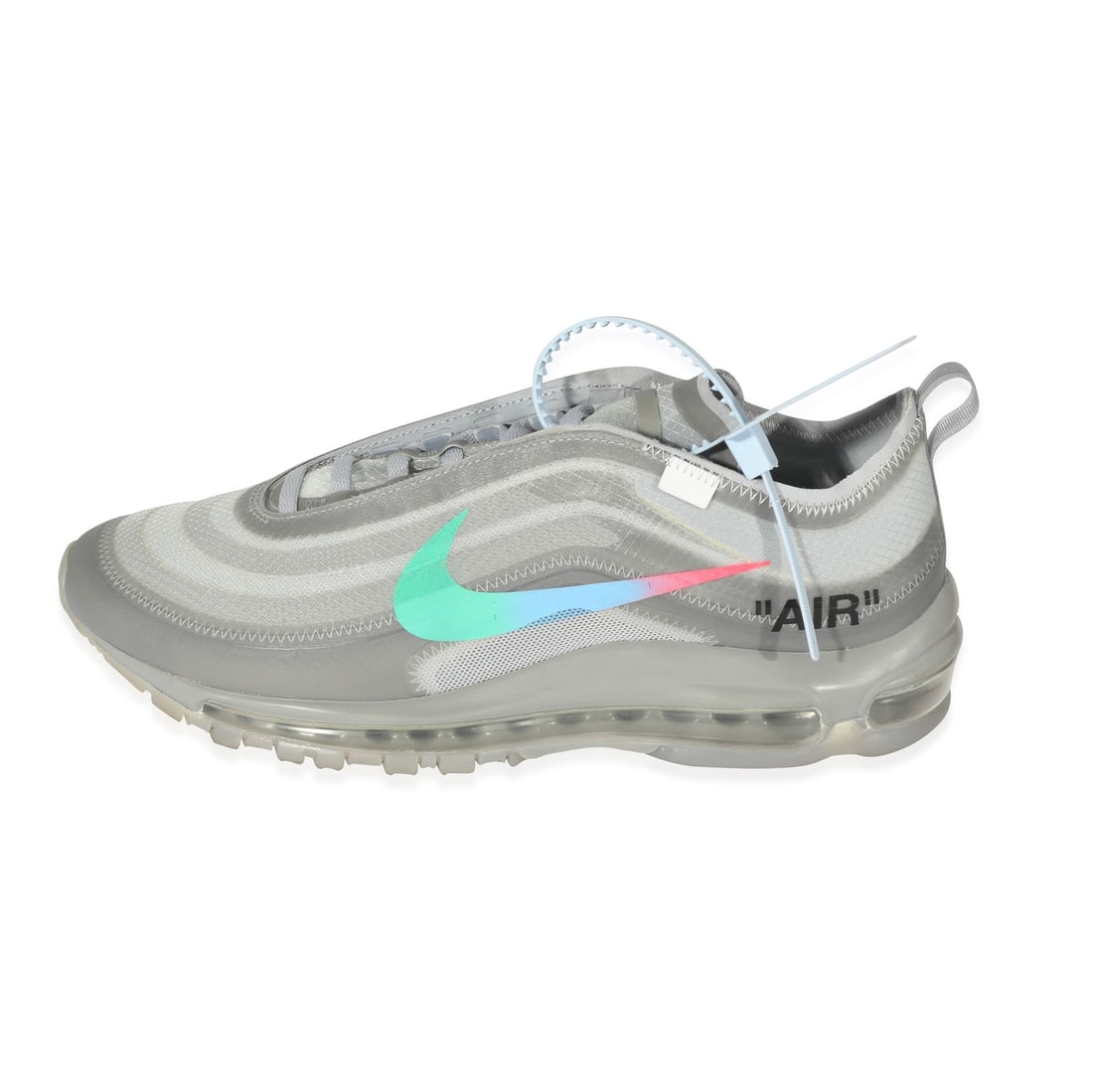 Nike Off-White Air Max 97 Menta Men's Size 9.5 Sneakers with Hangtag: Nike Off-White Air Max 97 Menta Men's Size 9.5 Sneakers with Hangtag The Off-White x Air Max 97 'Menta' is a men's lifestyle sneaker designed by Nike in collaboration with Off-White. Released in 2018,