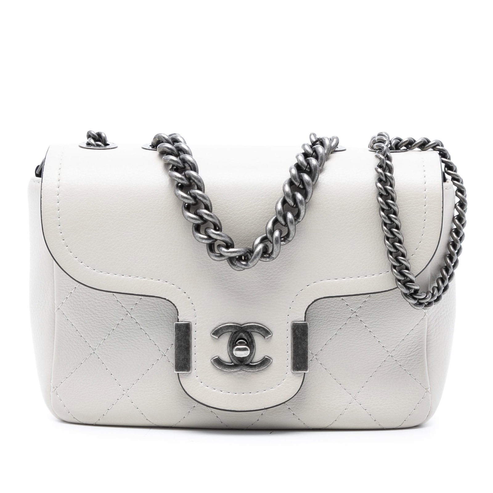 Chanel Archi Chic Paris-Greece Quilted Calfskin Flap Bag with Chain Handle (1 of 8)