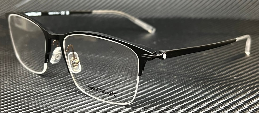 Mont Blanc MB0284OA 001 Black Men's Eyeglasses with Authenticity Certificate (1 of 4)