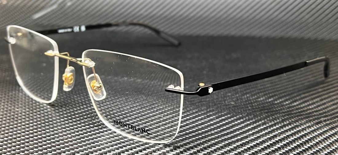 Mont Blanc MB0281O 006 Black Large Men's Eyeglasses with Authenticity Certificate (1 of 4)