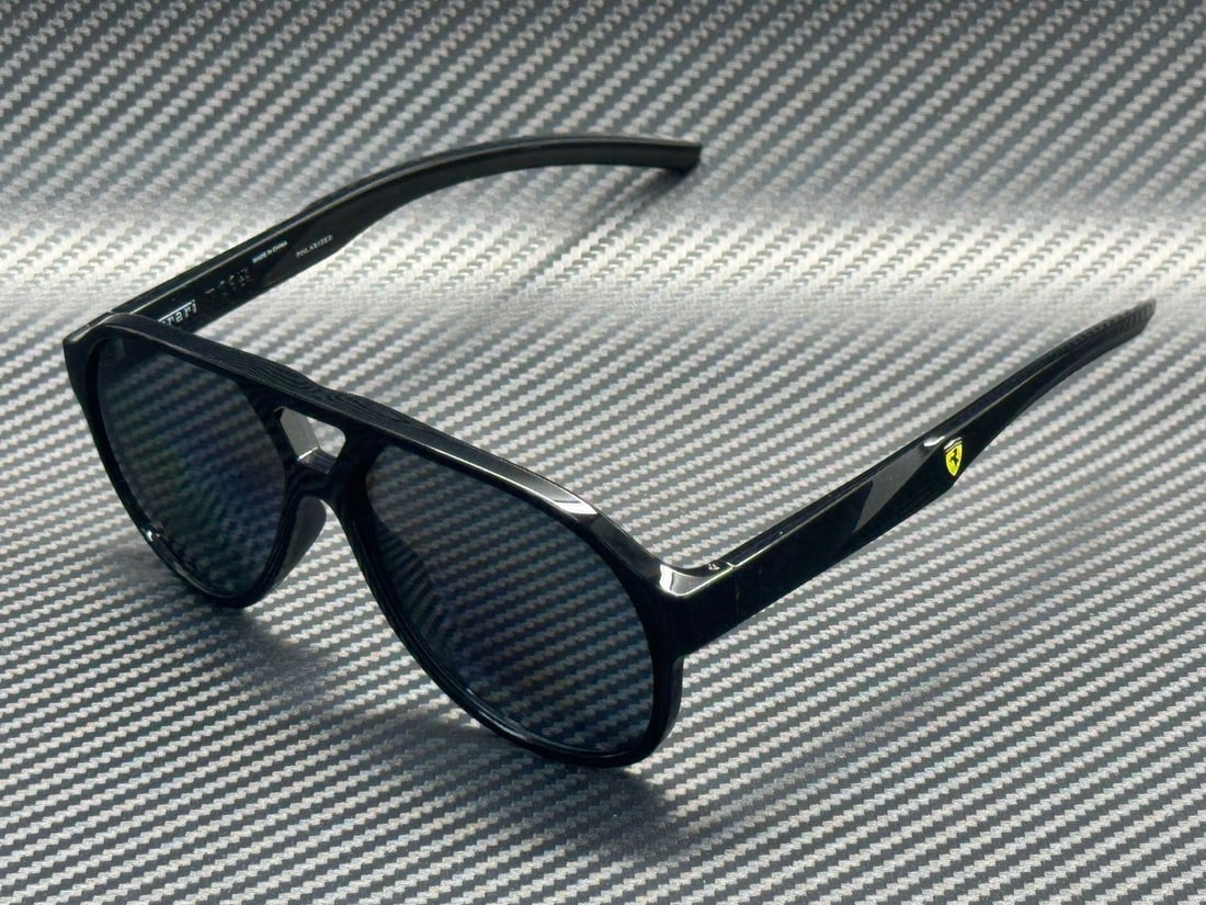 Ferrari FZ6014U 501 81 Black Grey Polarized Sunglasses with Box (1 of 5)
