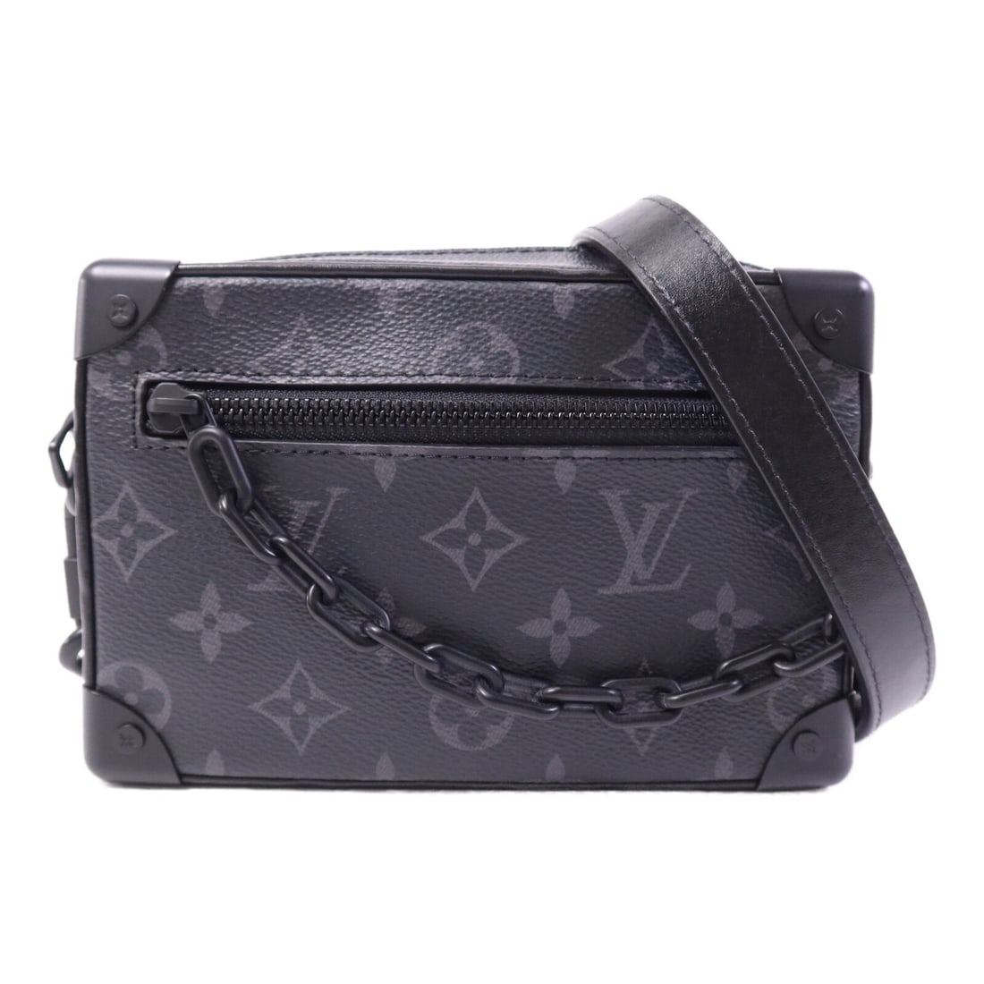 Louis Vuitton Mini Soft Trunk Monogram Eclipse Black Shoulder Bag M44735 (1 of 14)