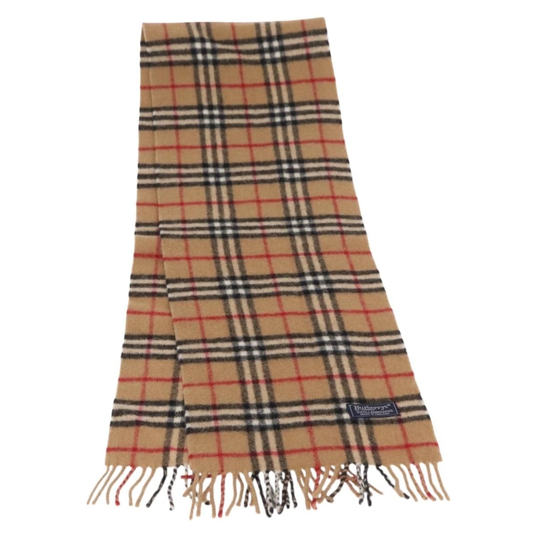 Beige Wool Scarf Nova Check Pattern by Burberrys England (1 of 14)