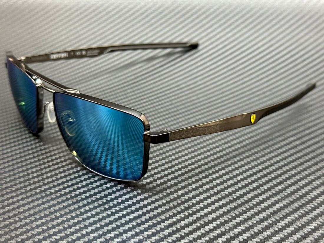 Ferrari FZ5001 109 9R Gunmetal Blue Polarized Sunglasses (1 of 5)