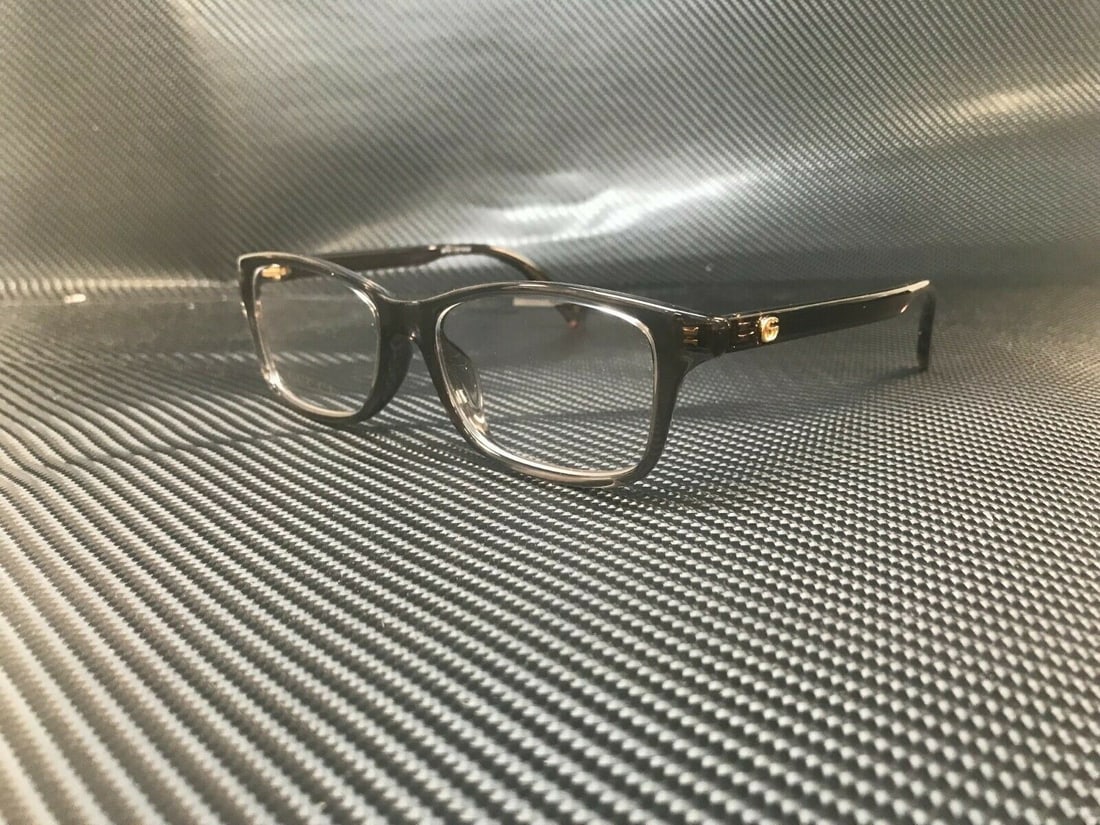 GUCCI GG0720OA 003 Rectangle Grey Acetate Women's Eyeglasses with Demo Lenses: GUCCI GG0720OA 003 Rectangle Grey Acetate Women's Eyeglasses with Demo Lenses Discover the elegance of GUCCI GG0720OA 003 eyeglasses, designed with a modern rectangle shape that complements any look.