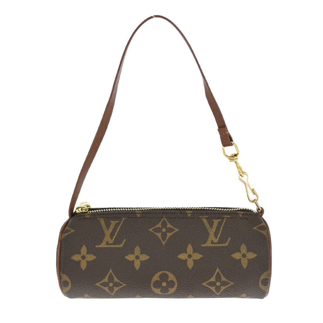 Papillon Pochette Handbag by Louis Vuitton in Monogram Canvas Brown (1 of 10)